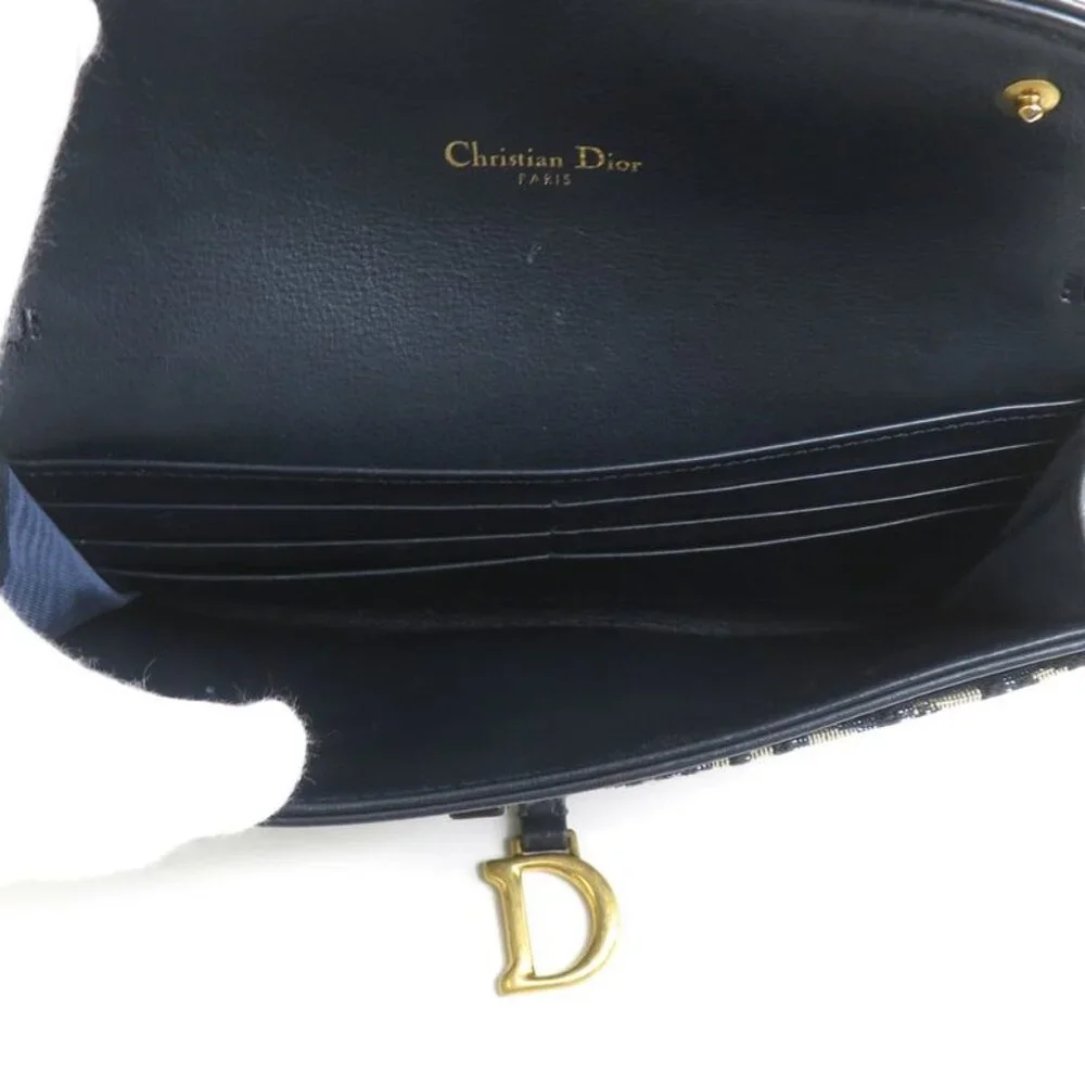 Dior Chain Wallet Oak Oblique